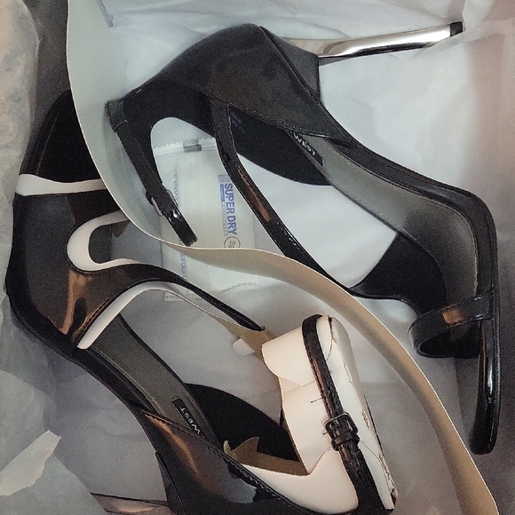 Black Nine West Heels Sz 9 - Picture 7 of 8